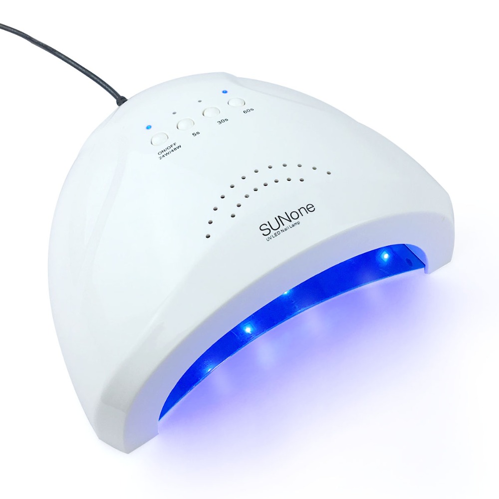  Lampara Led/ Uv Sun-one 24w/48w Para Uñas Manicure 
