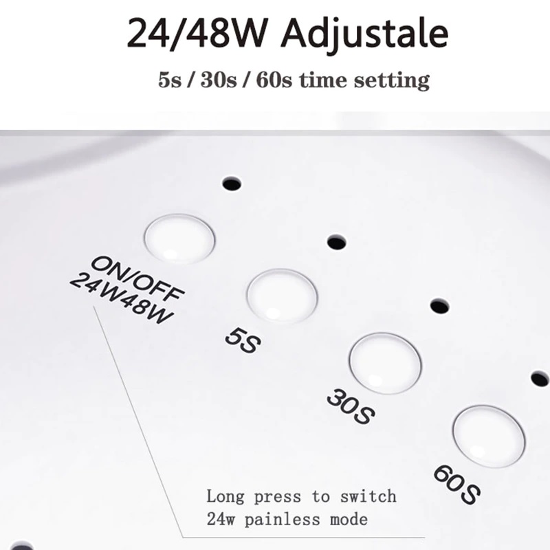  Lampara Led/ Uv Sun-one 24w/48w Para Uñas Manicure 