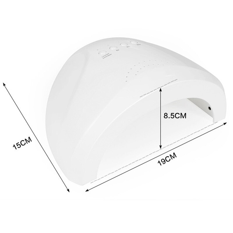  Lampara Led/ Uv Sun-one 24w/48w Para Uñas Manicure 