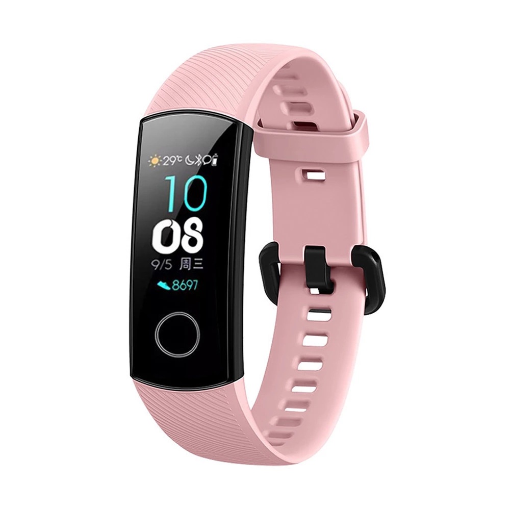 Correa de silicon para Huawei Honor band 4 y Honor Band 5 Rosa