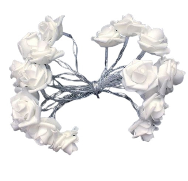 Serie Luz Led Decoración Lumi Rosas Luces Decorar Habitación