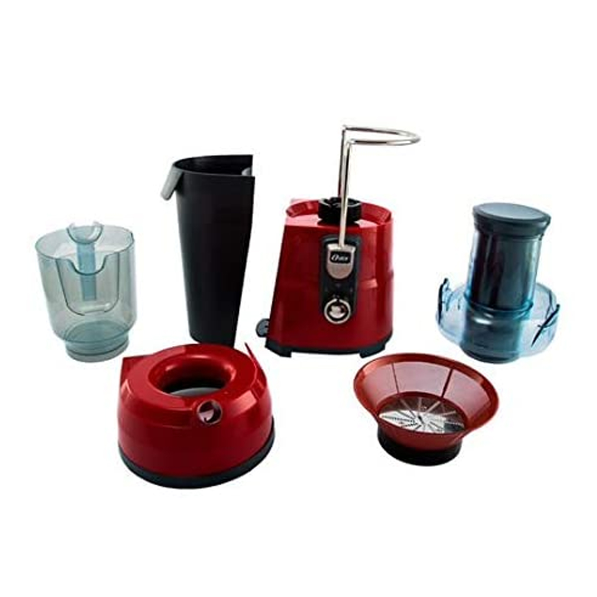 Extractor De Jugos Oster FPSTJE317R Potencia De 600 W - Rojo