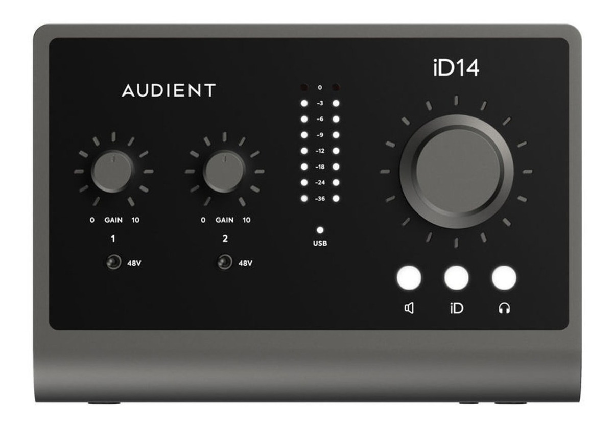 Interfaz De Audio Usb De 2 Entradas, Audient Id14 Mkii
