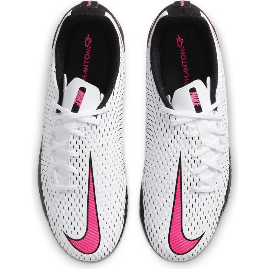 Tacos Nike De Fútbol Phantom GT Academy FG Blanco