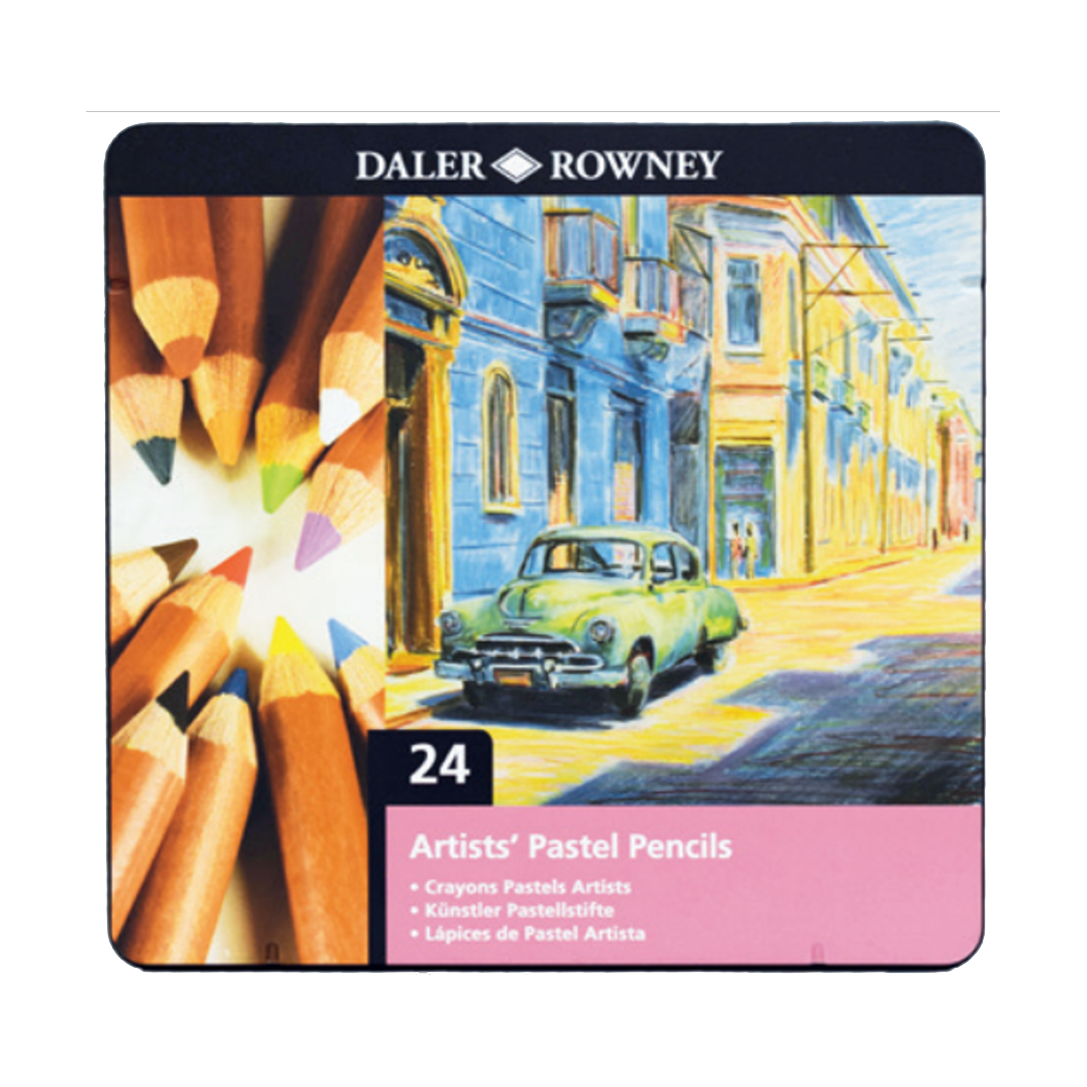 Lápiz Pastel Daler Rowney Estuche 24 Pzs.