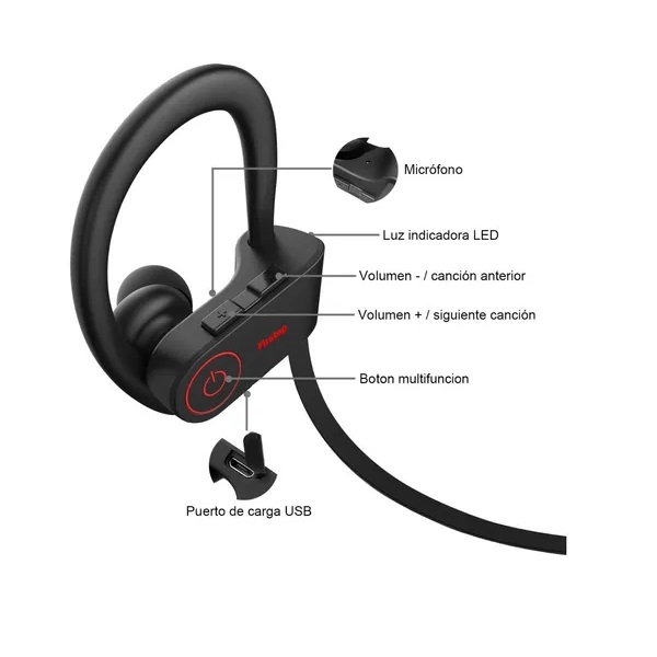 Audífonos Inalámbricos Con Bluetooth Y Micrófono Firstop
