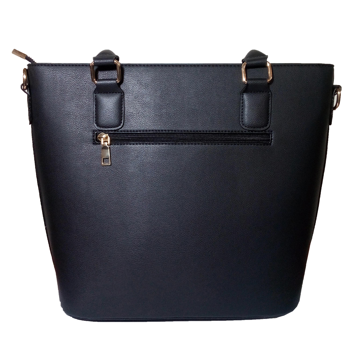 Bolsa tote 2 en 1 con detalle floral bordado Love Trove color negro