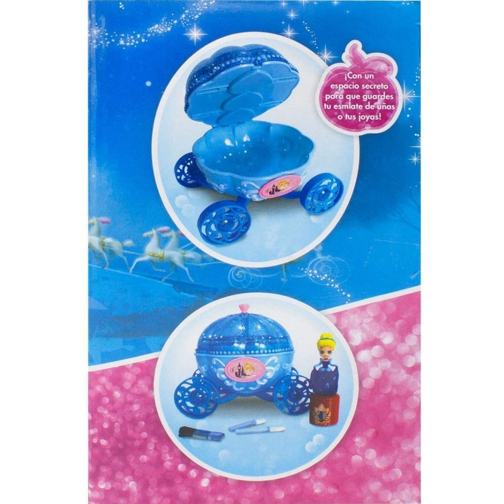 MAQUILLAJE CARRUAJE CALABAZA CON RUEDAS PRINCESA CENICIENTA