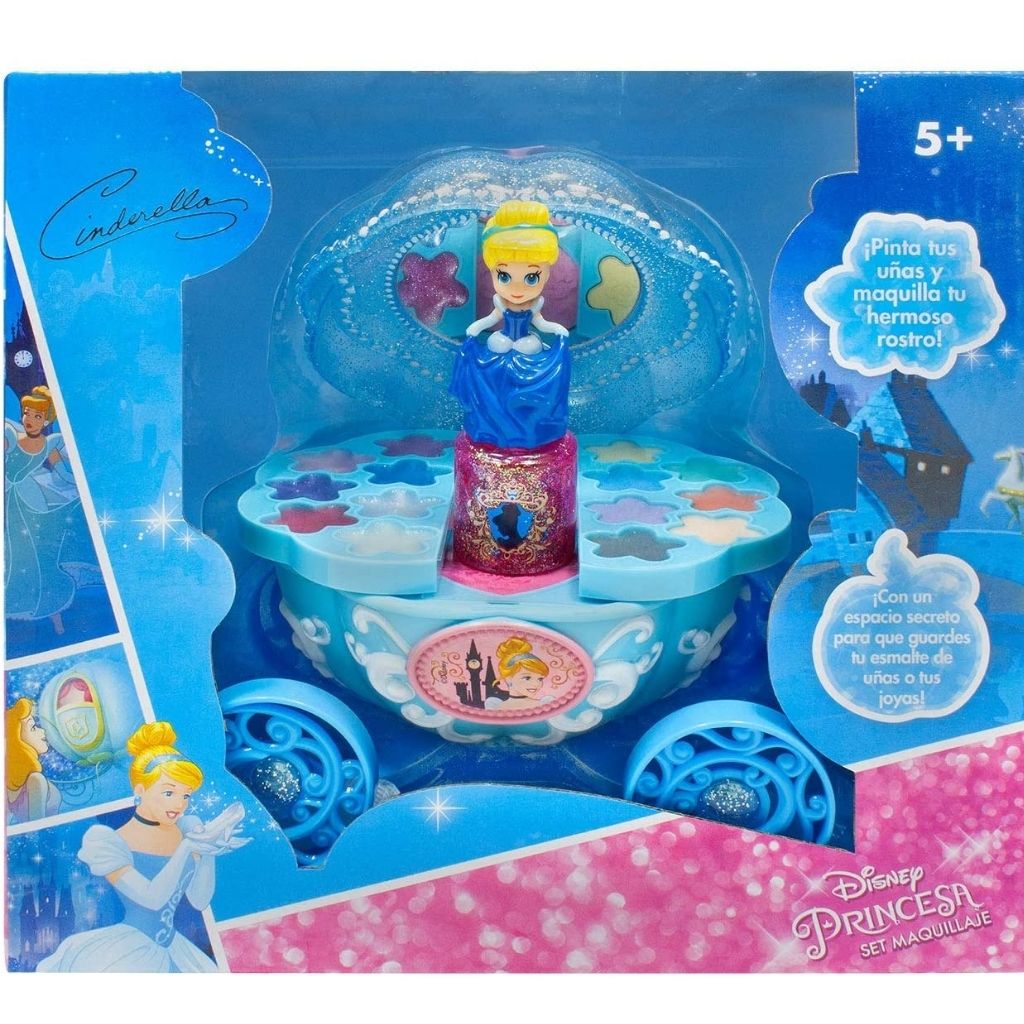 MAQUILLAJE CARRUAJE CALABAZA CON RUEDAS PRINCESA CENICIENTA