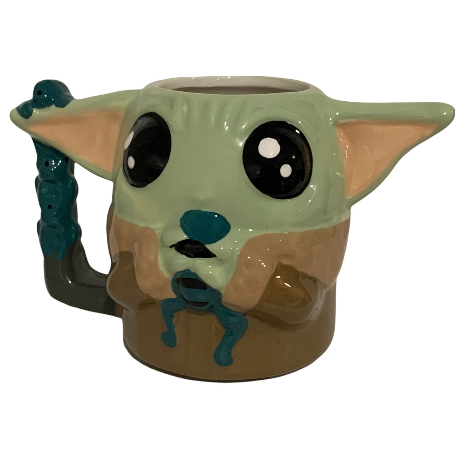 Baby Yoda Taza 3D / Tarro The Child Grogu Star Wars  Ceramica 340 mls