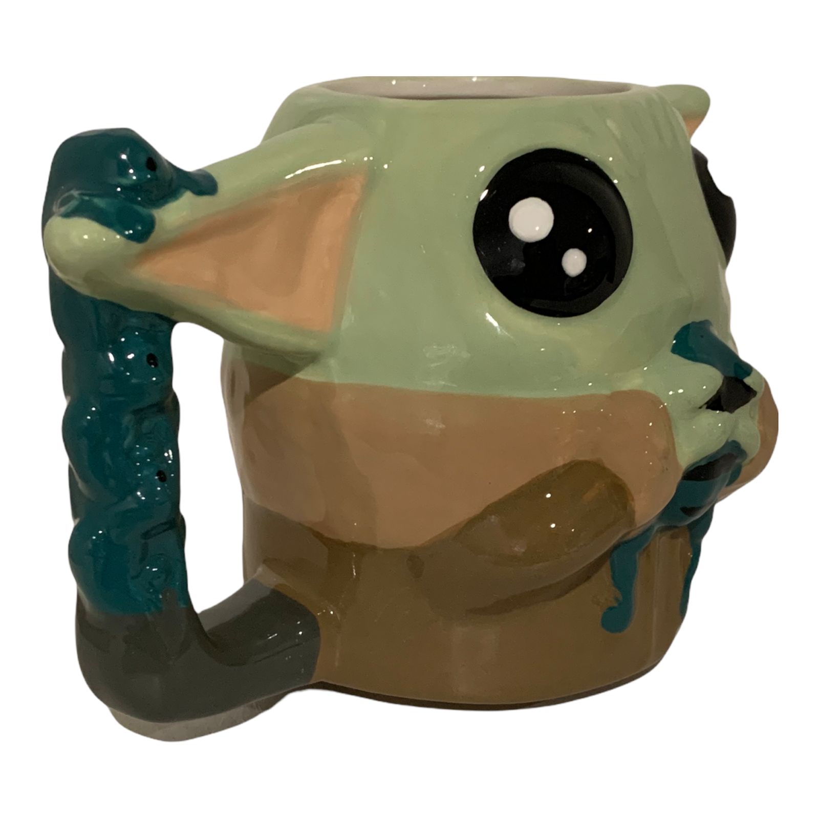 Baby Yoda Taza 3D / Tarro The Child Grogu Star Wars  Ceramica 340 mls