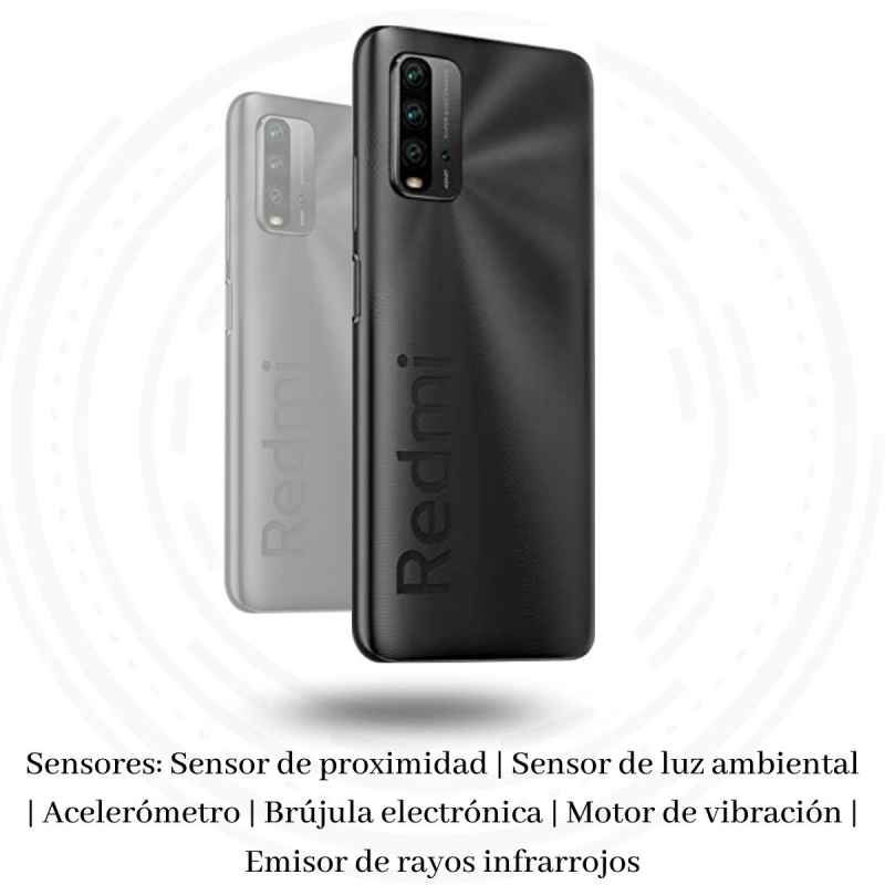 Celular Xiaomi Redmi 9T 6.53" 128GB/4GB Cámara 48MP+8MP+2MP+2MP/8MP Qualcomm Android 10 Color azul