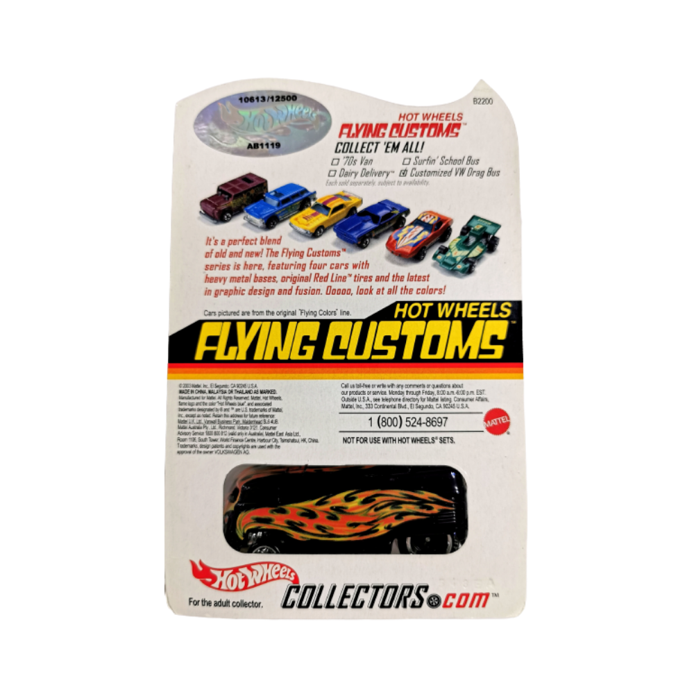 Hot Wheels Volkswagen Drag Bus Flying Customs