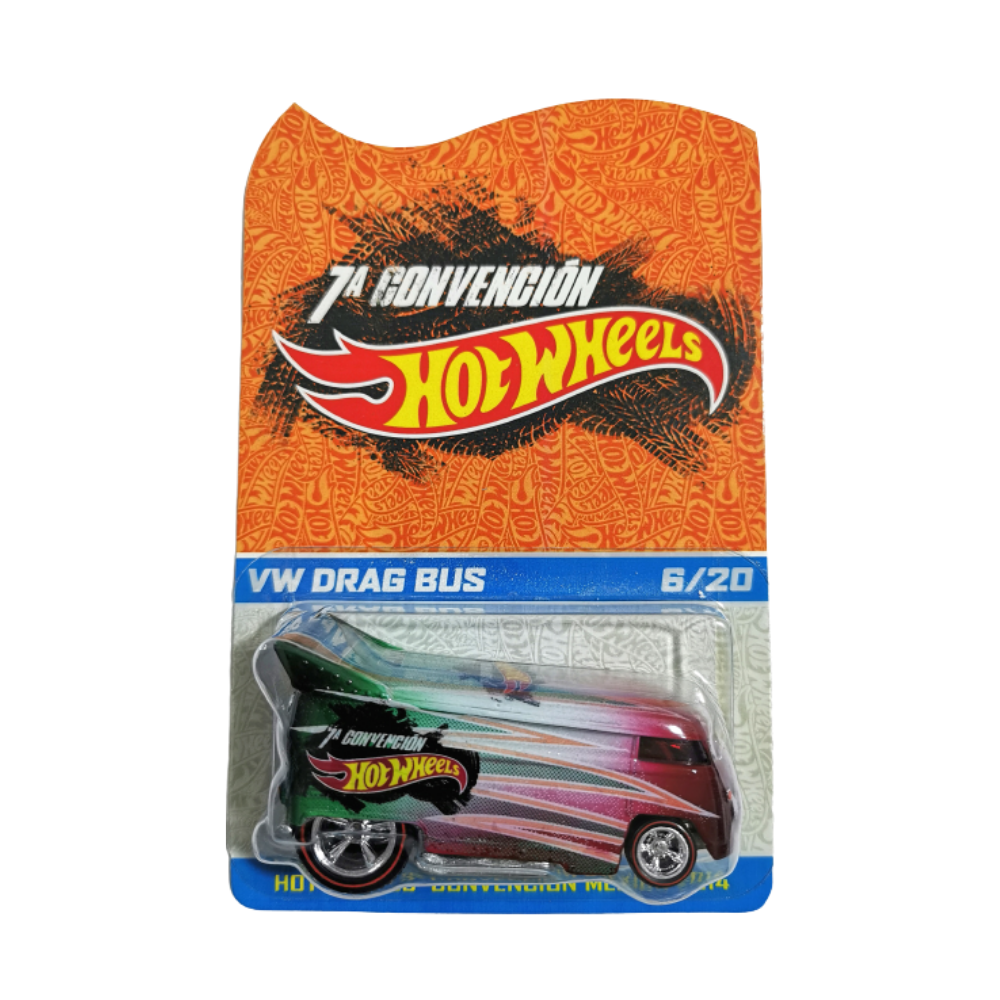 Hot Wheels Volkswagen Drag bus Convención México 2014