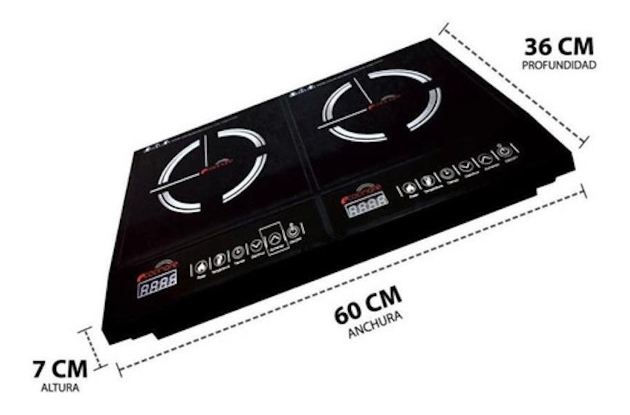 Parrilla Eléctrica De Inducción Empotrable Cook-03 E-Cocinare