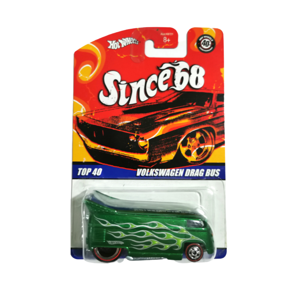 ホットウィール since68 TOP40 VW ドラッグ バス ＃1of40 PLAYMO