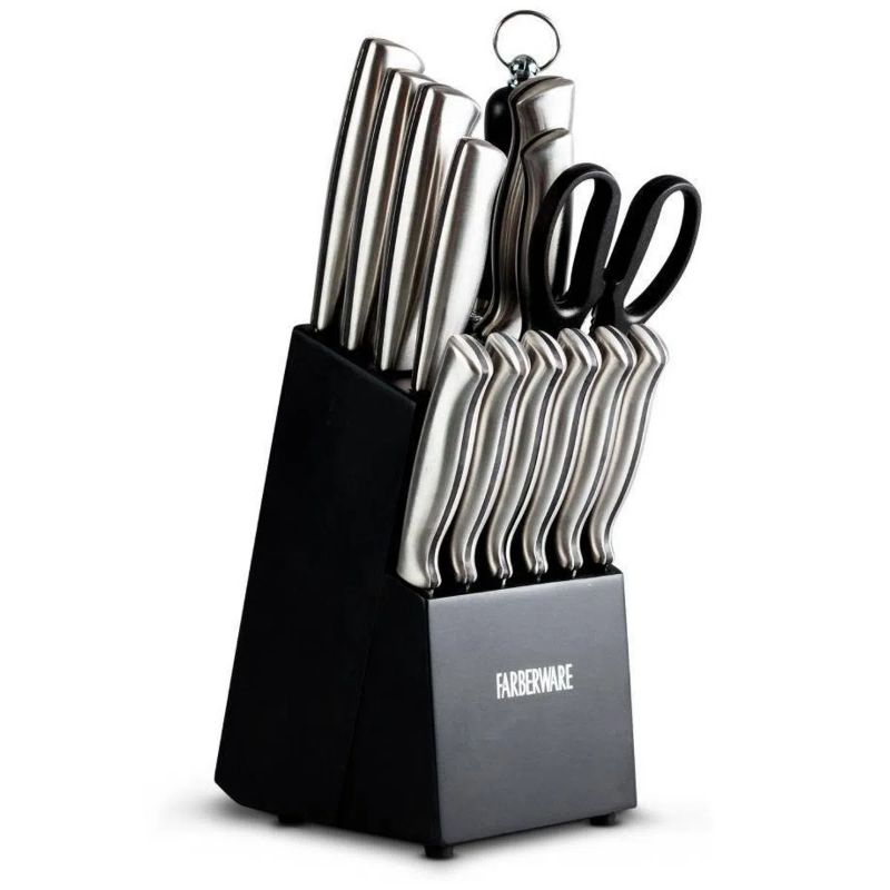 Juego de cuchillos Farberware 15 piezas de acero inoxidable modelo 21344