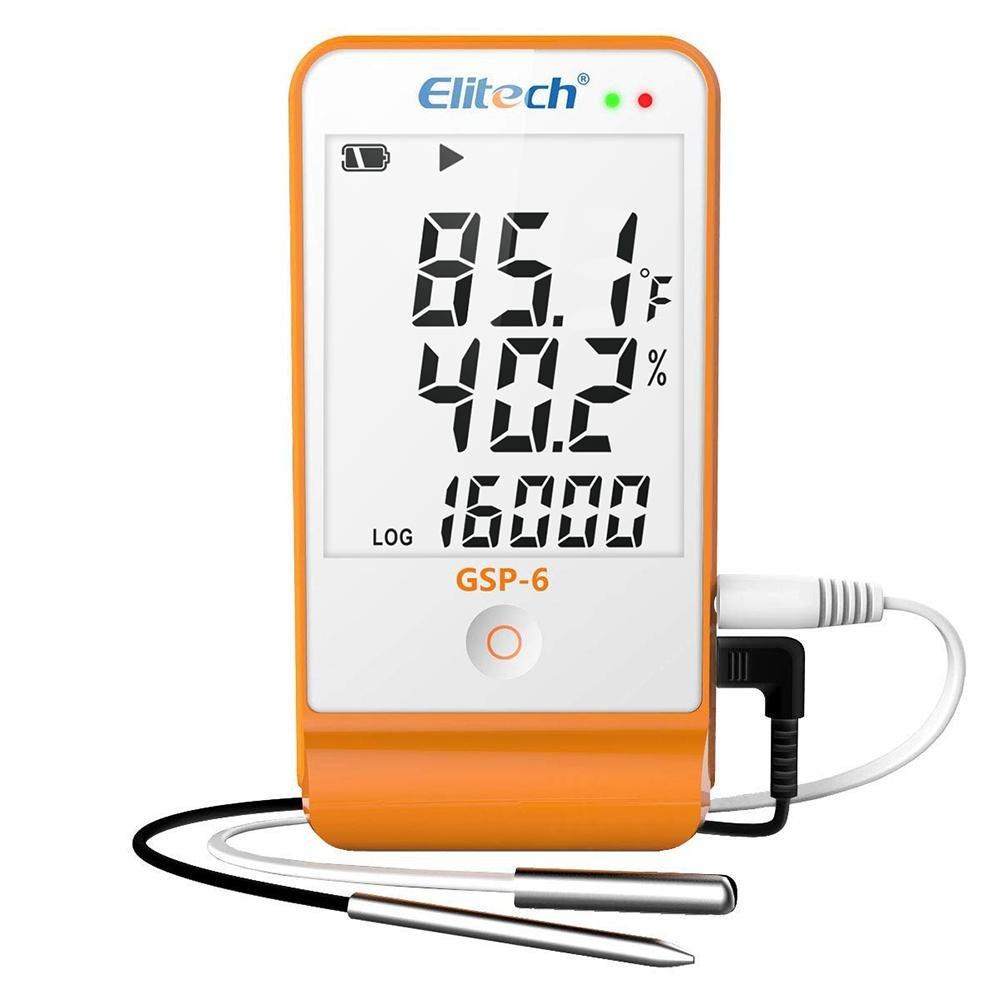 Datalogger De Temperatura Y Humedad Elitech GSP-6