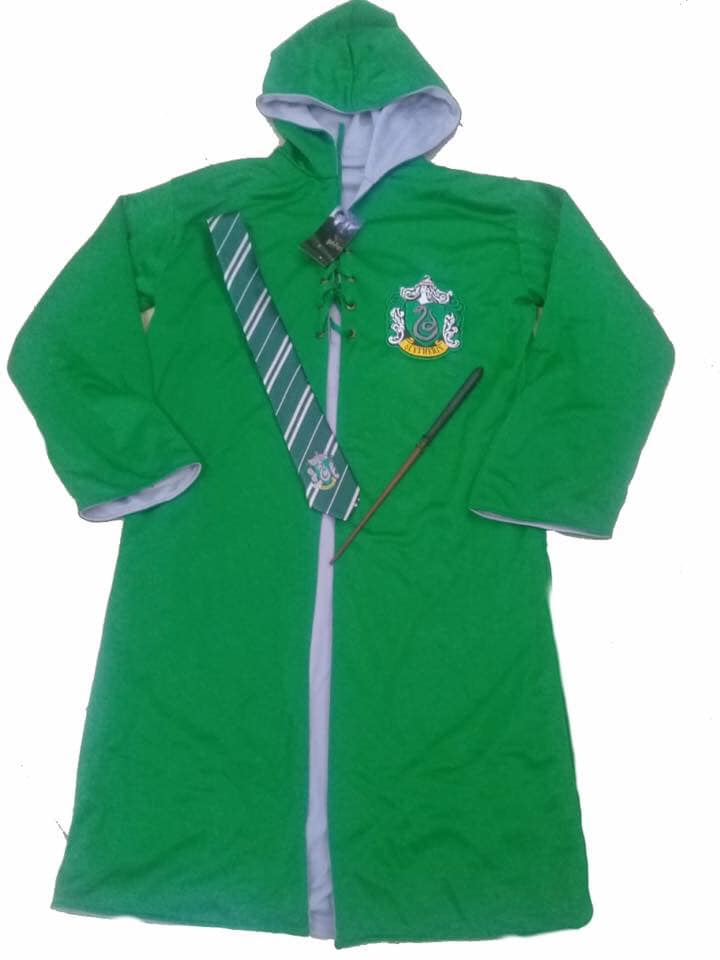 Disfraz Quidditch Capa Harry Potter Adulto Gryffindor Slytherin Ravenclaw HufflepuffDraco Malfoy 