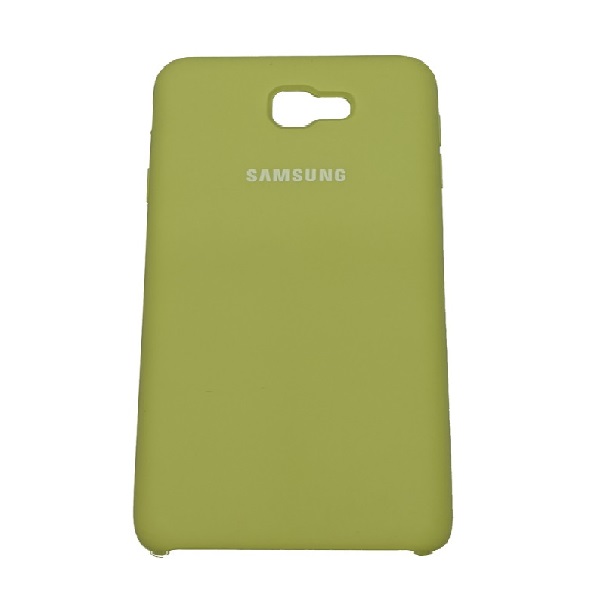 Case J7 Prime Verde Aguacate Logo Samsung Funda Protector