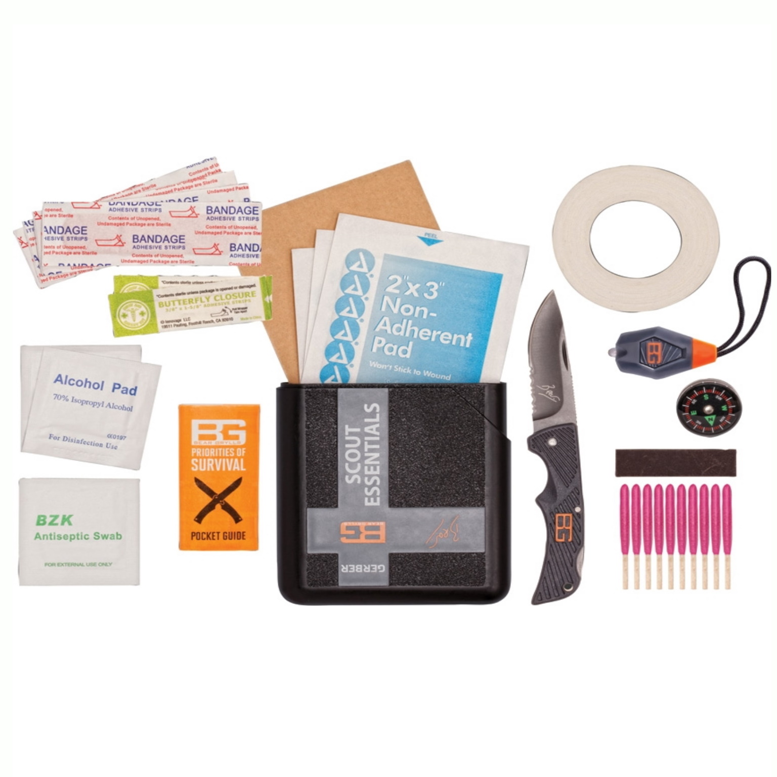 G1078 Gerber Bear Grylls Scout Essential Kit Con Estu.