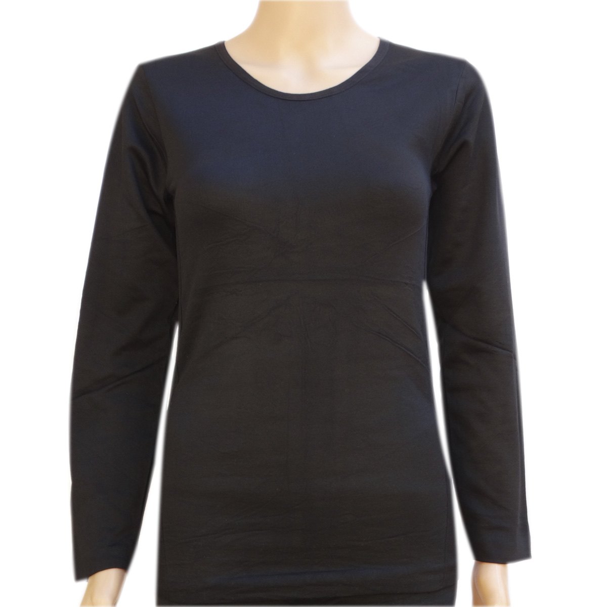 Blusa Jera Afelpada Unitalla Cuello Redondo Manga Larga