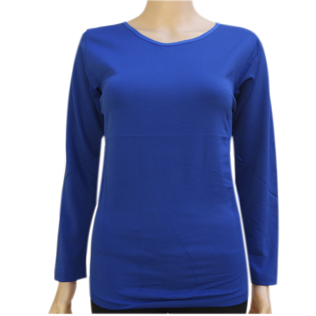 Blusa Jera Afelpada Unitalla Cuello Redondo Manga Larga