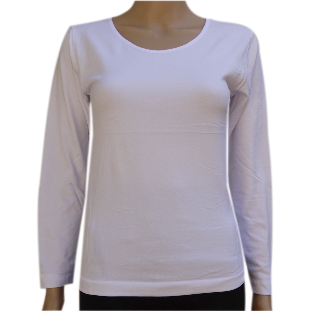 Blusa Jera Afelpada Unitalla Cuello Redondo Manga Larga