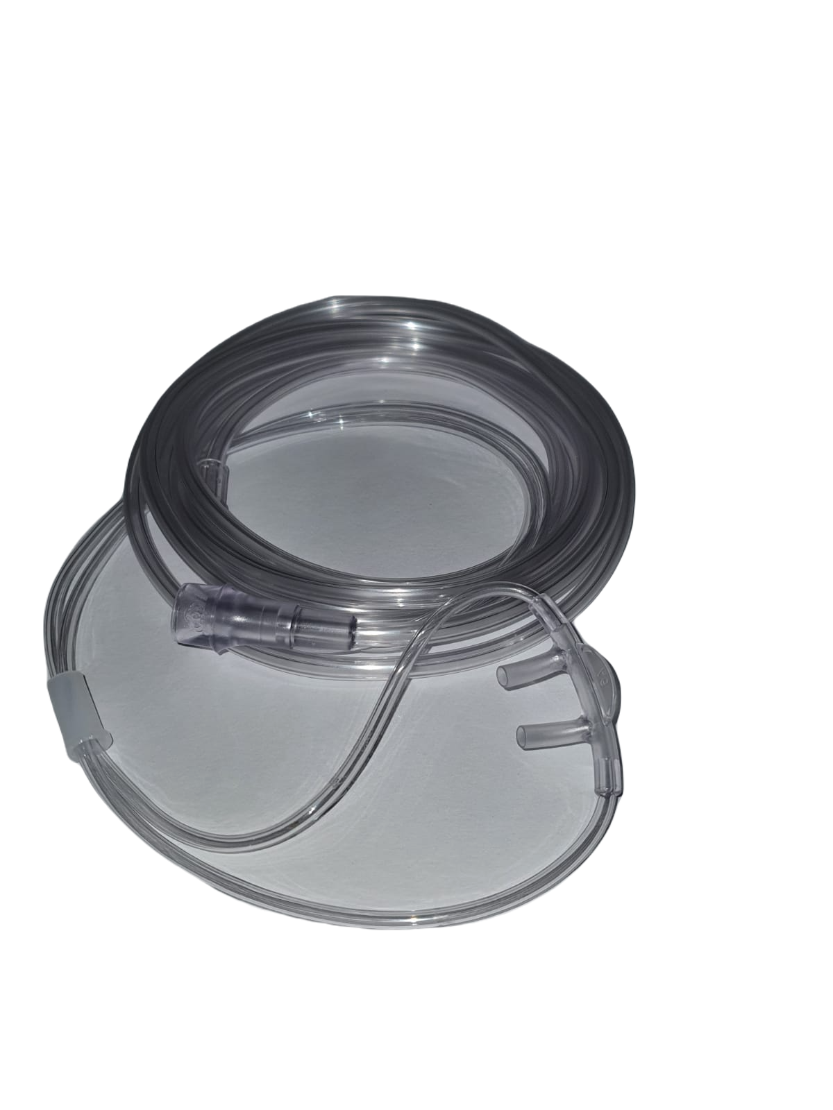 Cánula nasal adulto para oxígeno, recta tubo de 2.1m (paquete con 10 piezas)