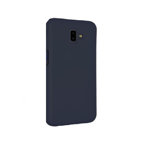 Case J6 Plus / J610 / J6 Prime Gris Obscuro Logo Samsung Funda Protector