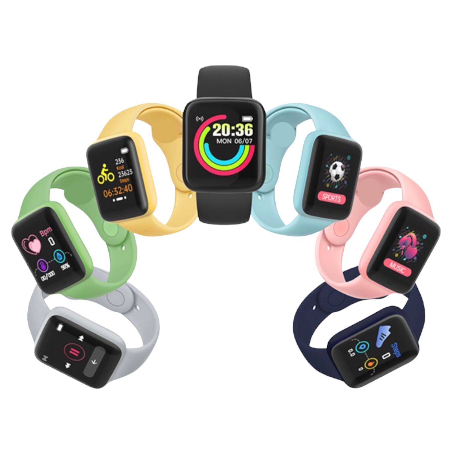 Smartwatch Reloj inteligente Gadgets & Fun para notificaciones y mensajes 