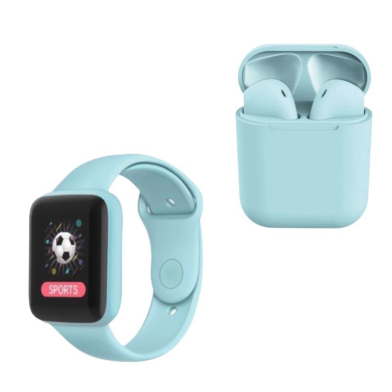 Kit Audifonos  colors + Smartwatch Reloj inteligente Gadgets & Fun Excelente Regalo 