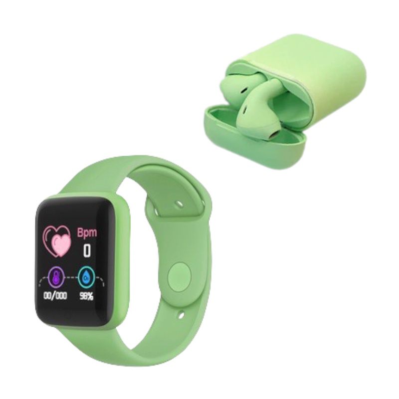 Kit Audifonos  colors + Smartwatch Reloj inteligente Gadgets & Fun Excelente Regalo 