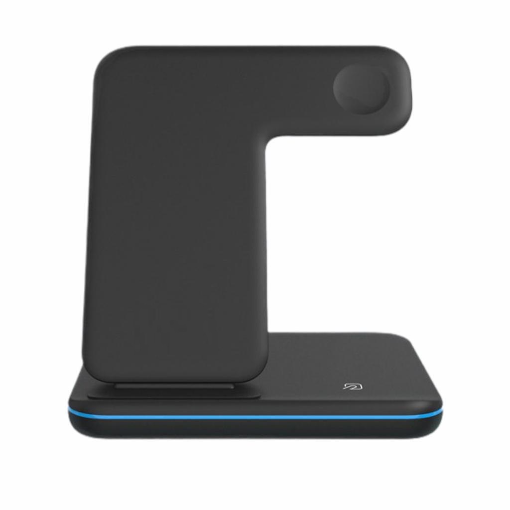 Estación de Carga Inalámbrica  Qi 3 en 1 para Iphone , Apple Watch y Airpods Cargador inalambrico 3 en 1 