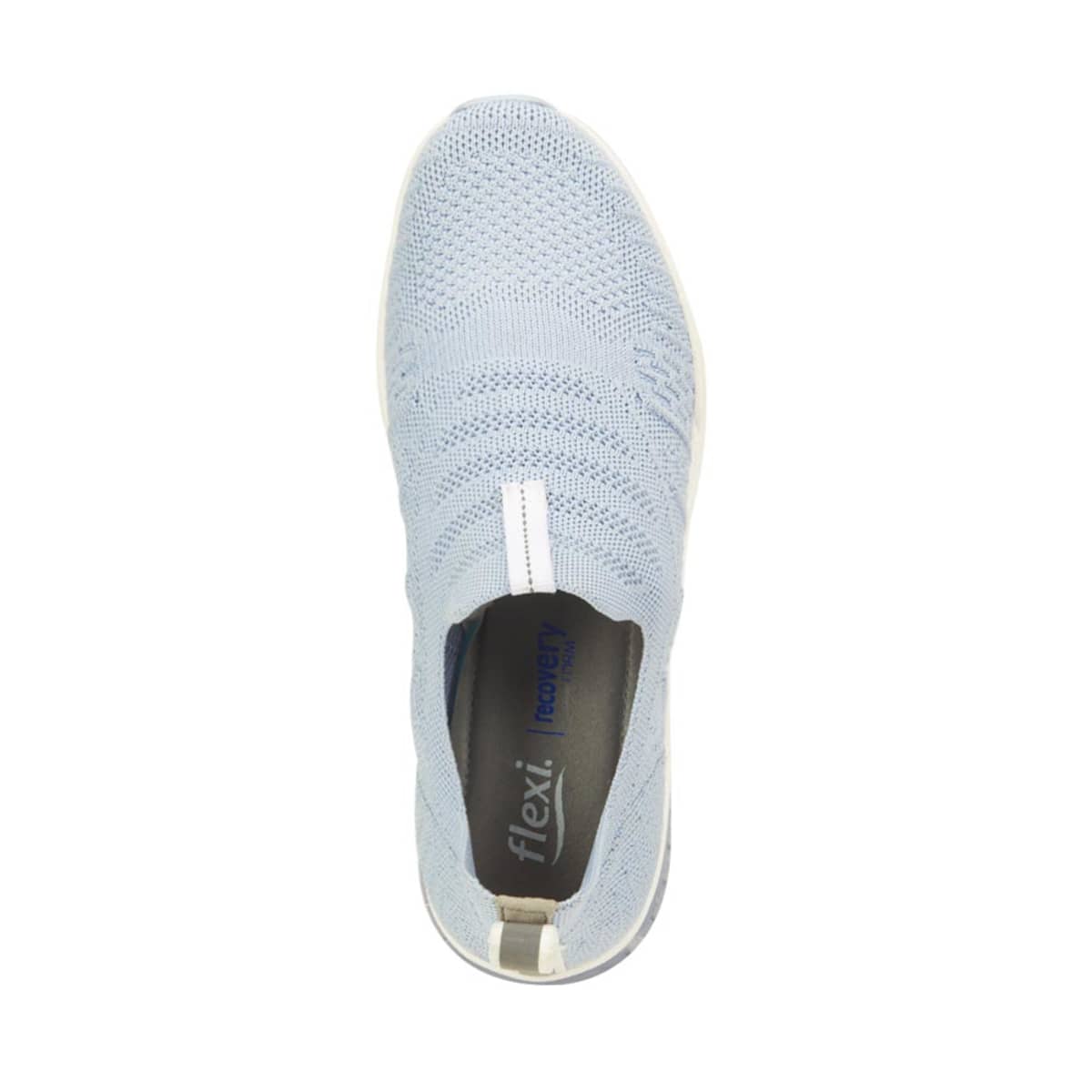 Tenis confort choclo marca Flexi, color azul cielo, ultra cómodos, mod. 1007453