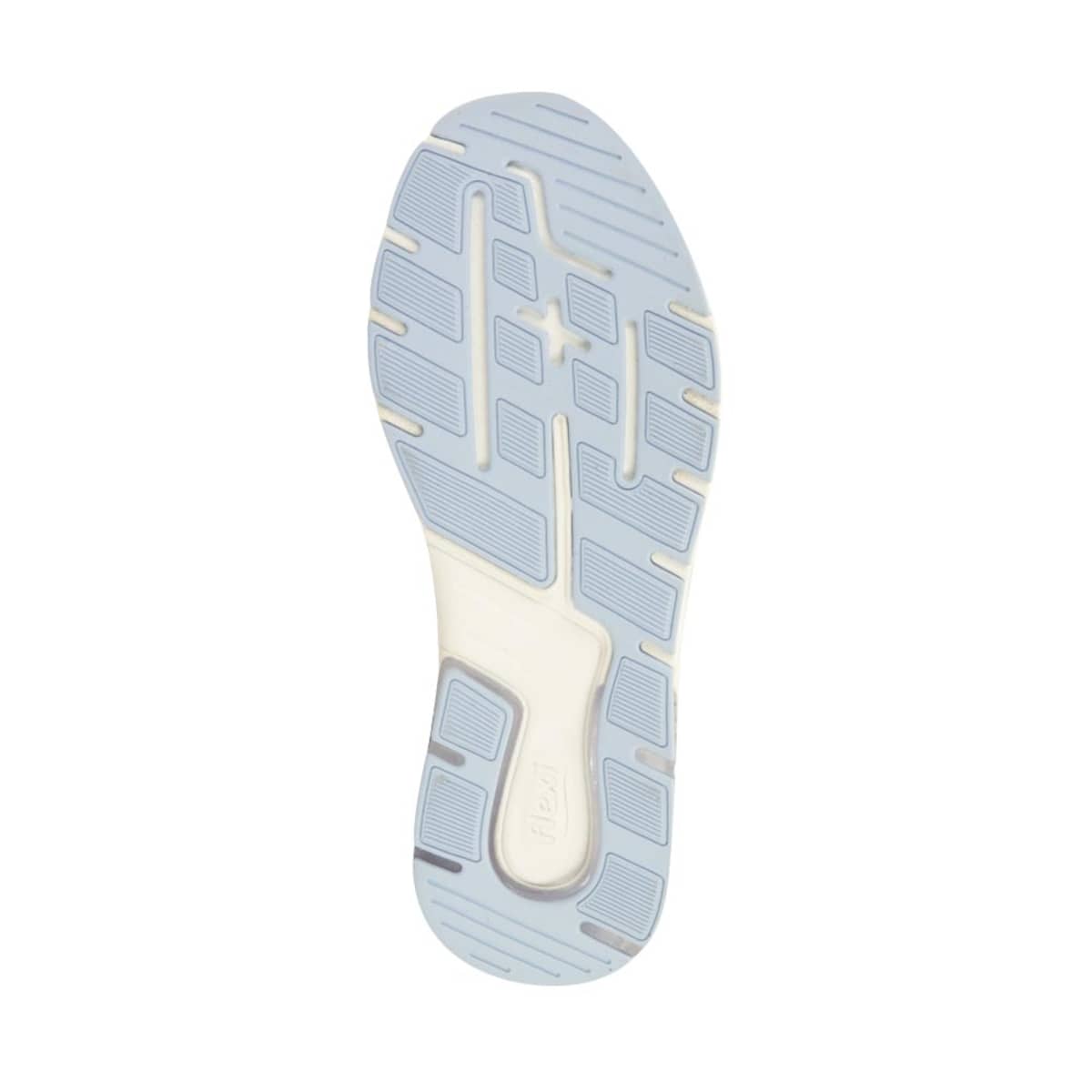 Tenis confort choclo marca Flexi, color azul cielo, ultra cómodos, mod. 1007453