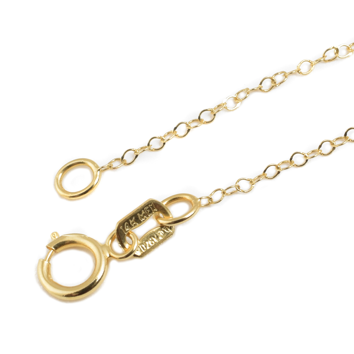 Juego de Collar y Aretes Libélula Oro 14K con zirconias