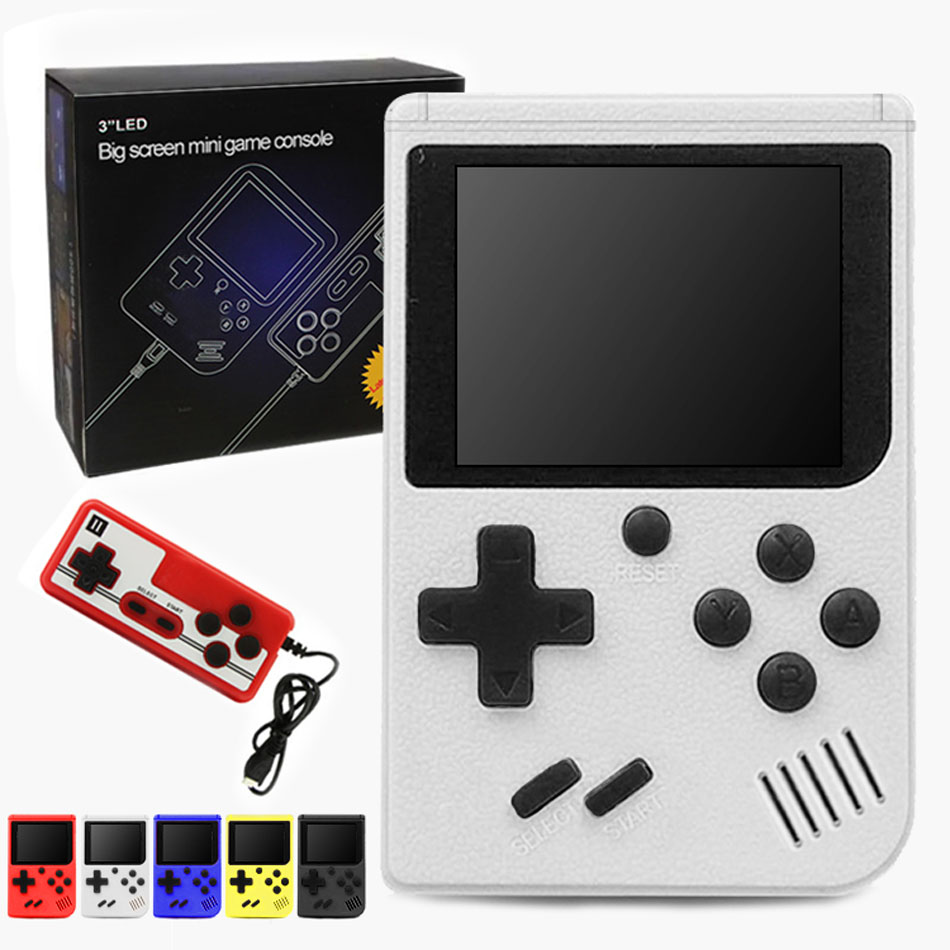 Consola De Juegos Retro Para Un Solo Jugador 400 En 1 Retro Blanco