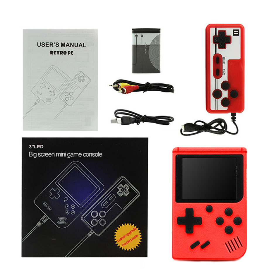 Consola De Juegos Retro Para Un Solo Jugador 400 En 1 Retro Blanco