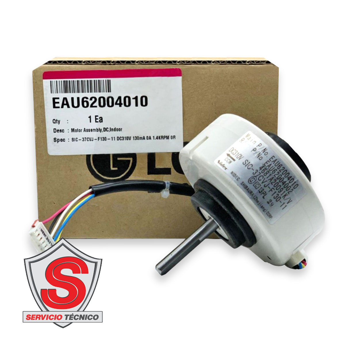 Motor Evaporador Aire Acondicionado LG Eau62004010 Original.