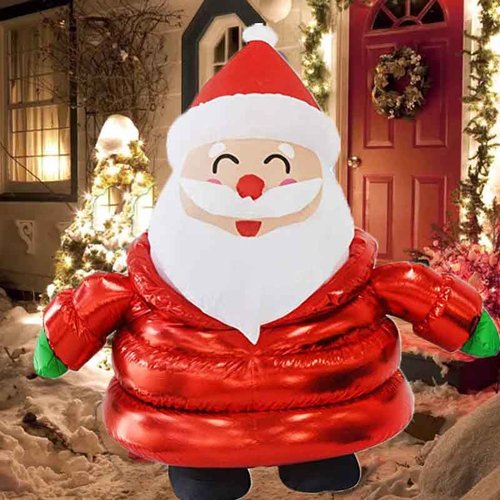 Inflable Santa Claus con chamarra MM