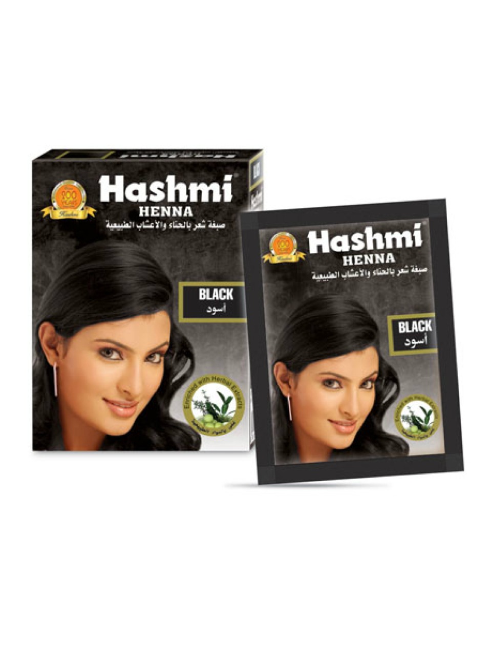 2 HENNA TINTE PARA CABELLO (NEGRO) HASHMI | LO MAS NATURAL | SIN MALTRATAR TU CABELLO