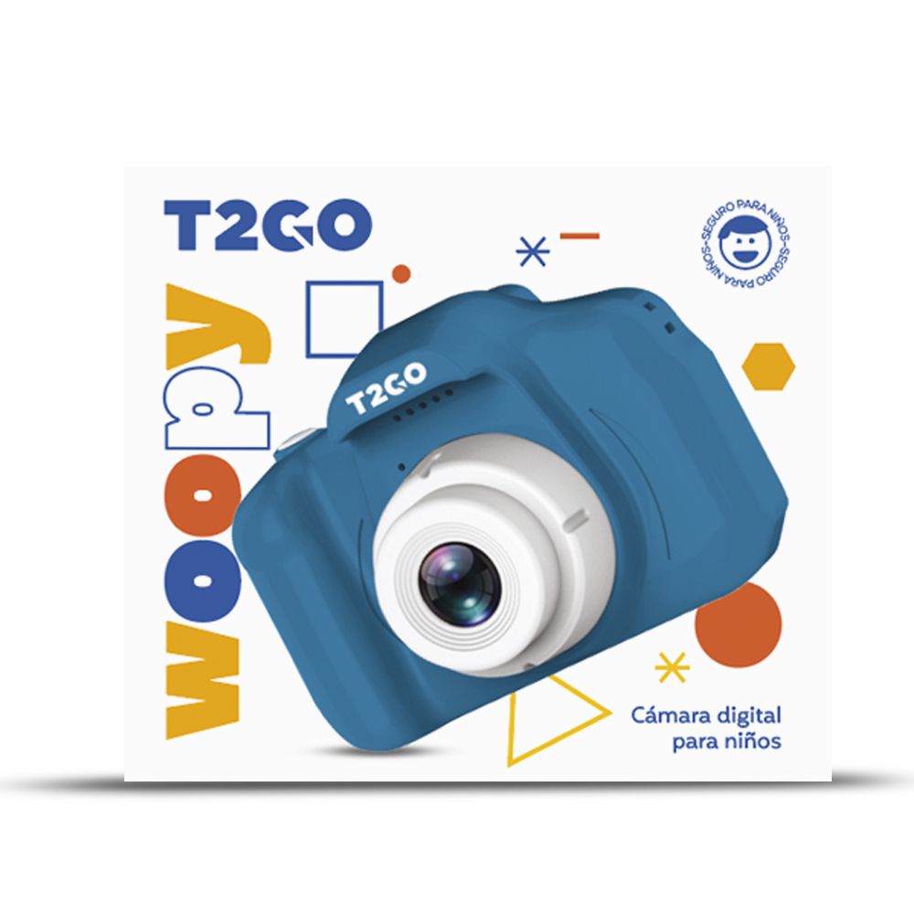Cámara Infantil Woopy T2GO Azul