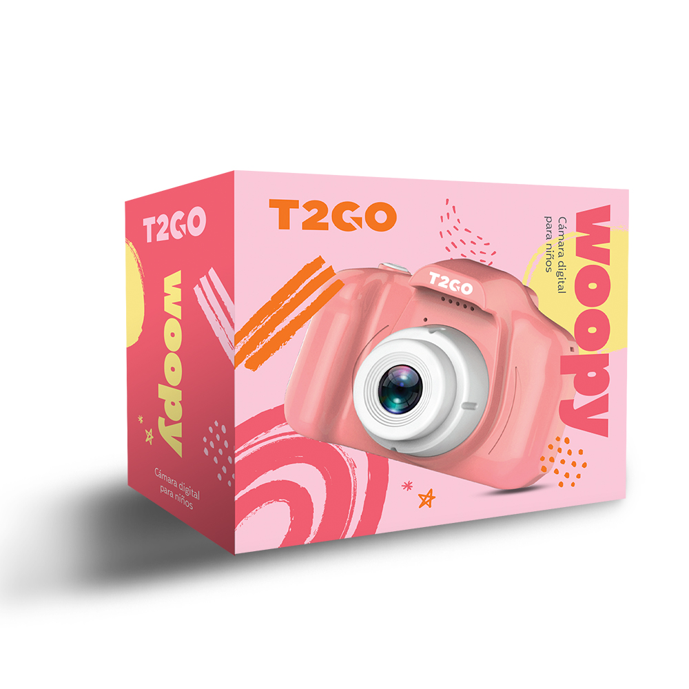 Cámara Infantil Woopy T2GO Rosa