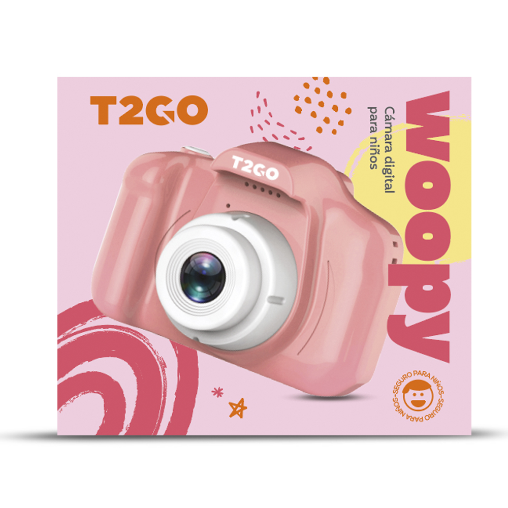 Cámara Infantil Woopy T2GO Rosa