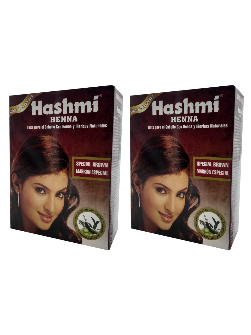2 HENNA TINTE PARA CABELLO (CAFÉ ESPECIAL) HASHMI | LO MAS NATURAL | SIN MALTRATAR TU CABELLO |