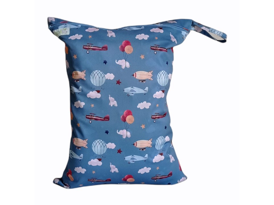 Bolsa Impermeable Palu Para Pañales Ecológicos Wetbag Estampada