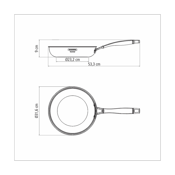 Sartén Grano Tramontina 30 cm