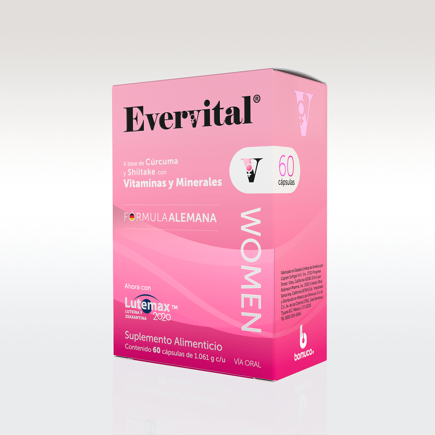 Evervital Women Suplemento Alimenticio 60 Cápsulas
