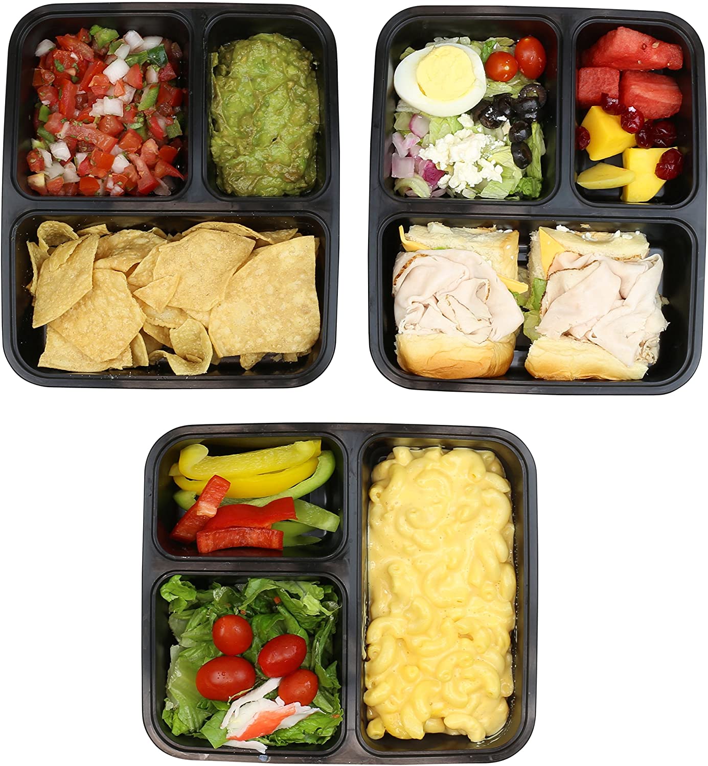 Contenedores Tuppers Meal Prep 20 Pack 36 Onzas
